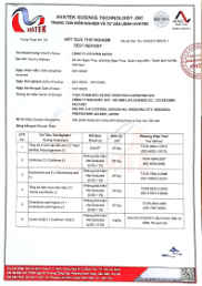 Phiếu kiểm nghiệm (COA) — hoạt chất Coenzyme Q10